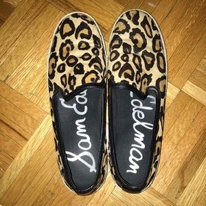 Sam Edelman Cheetah Printed Sneakers